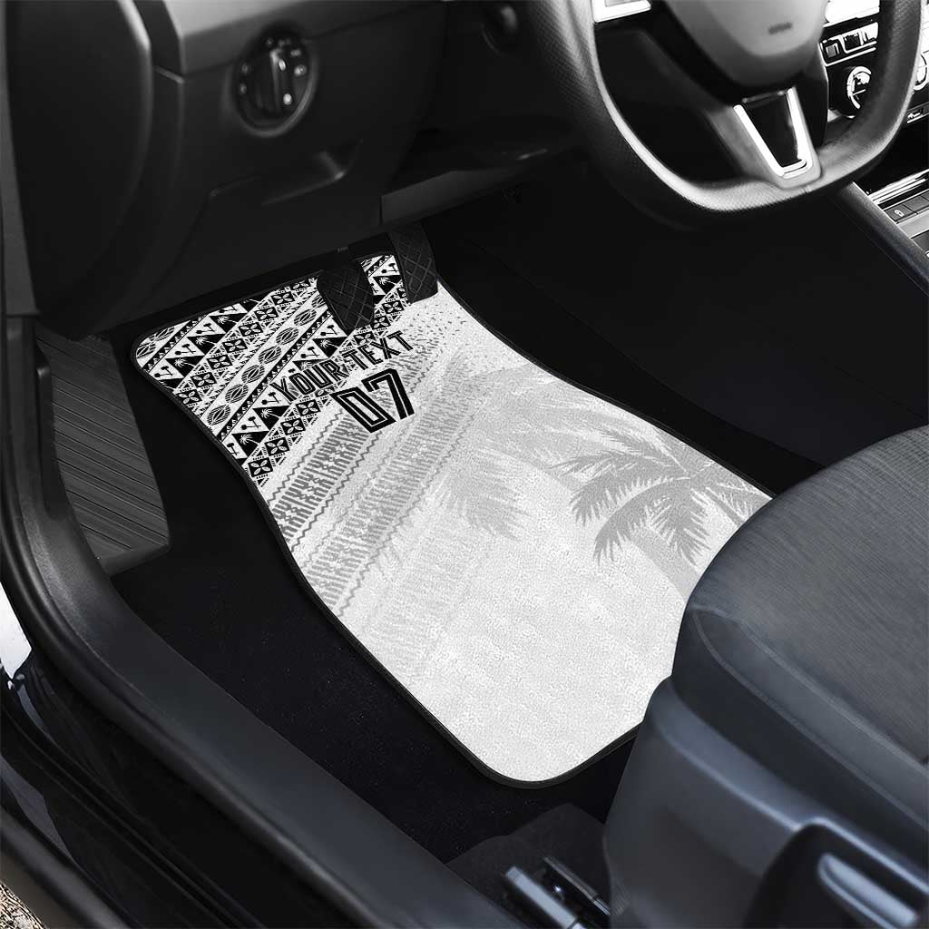 Fiji Rugby Custom Kaiviti Masi Car Mats Black - Aussie Hoodie