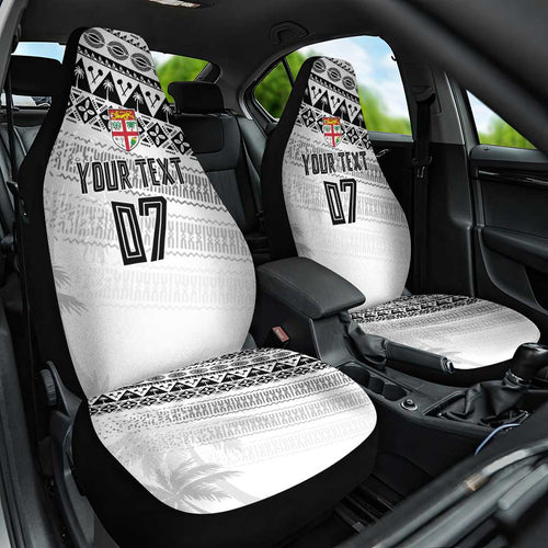Fiji Rugby Custom Kaiviti Masi Car Seat Cover Black - Aussie Hoodie