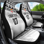 Fiji Rugby Custom Kaiviti Masi Car Seat Cover Black - Aussie Hoodie