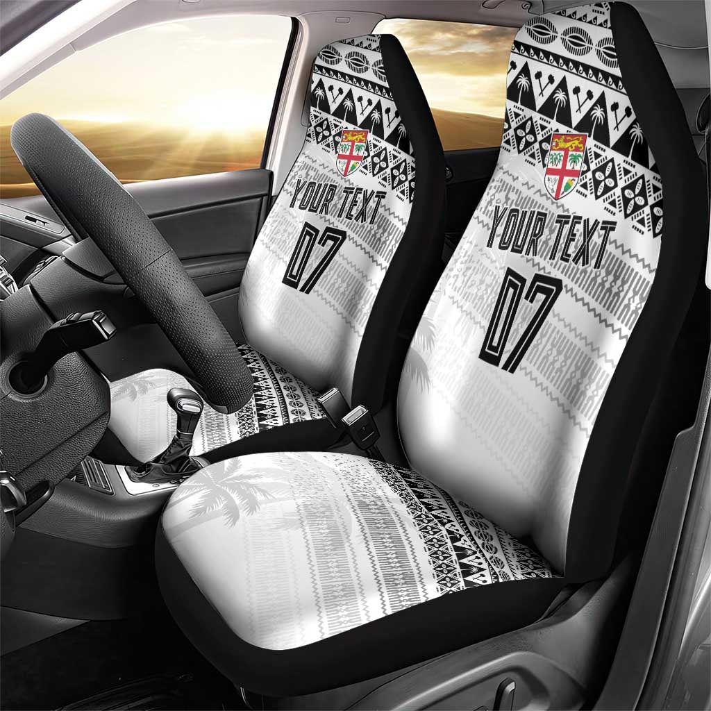 Fiji Rugby Custom Kaiviti Masi Car Seat Cover Black - Aussie Hoodie