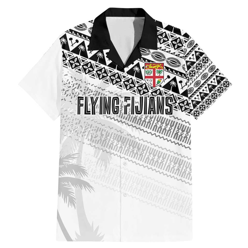 Fiji Rugby Custom Kaiviti Masi Family Matching Mermaid Dress and Hawaiian Shirt Black - Aussie Hoodie