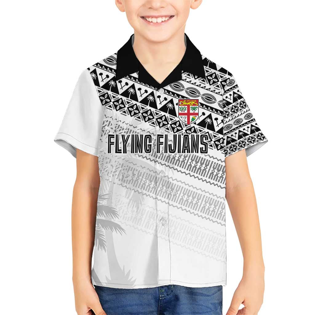 Fiji Rugby Custom Kaiviti Masi Family Matching Summer Maxi Dress and Hawaiian Shirt Black - Aussie Hoodie