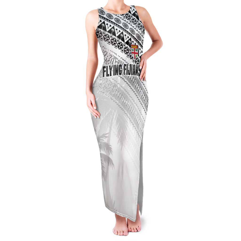 Fiji Rugby Custom Kaiviti Masi Family Matching Tank Maxi Dress and Hawaiian Shirt Black - Aussie Hoodie