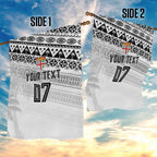 Fiji Rugby Custom Kaiviti Masi Garden Flag Black - Aussie Hoodie