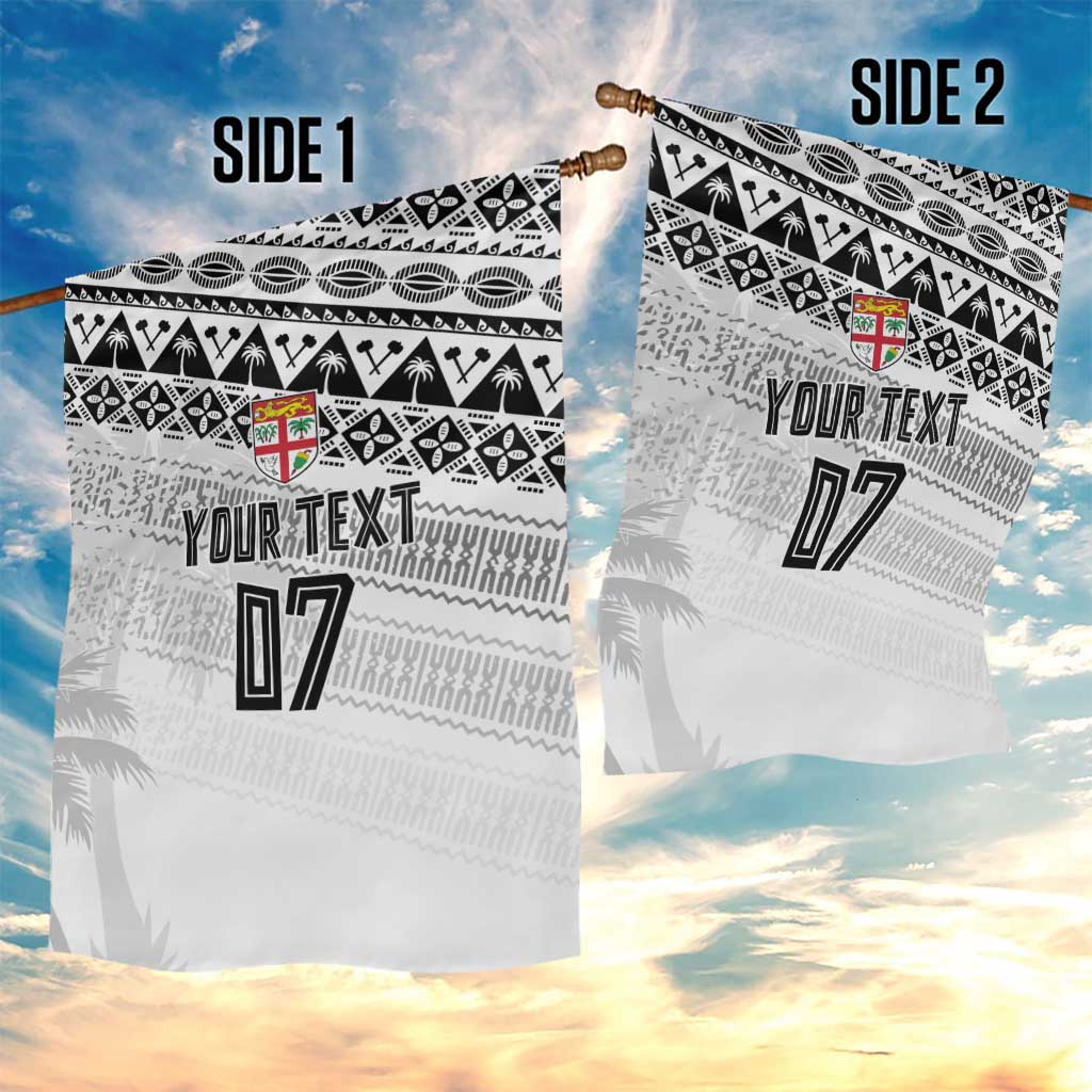 Fiji Rugby Custom Kaiviti Masi Garden Flag Black - Aussie Hoodie