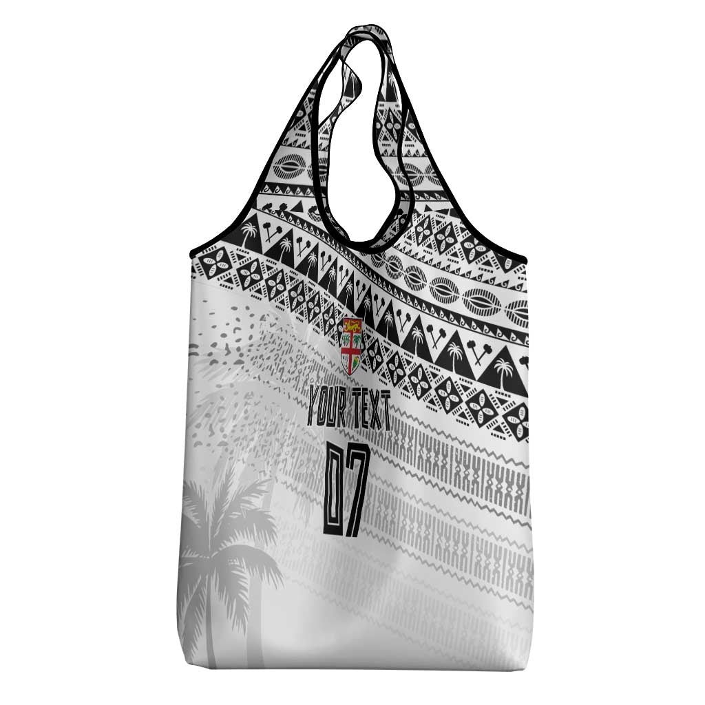 Fiji Rugby Custom Kaiviti Masi Grocery Bag Black - Aussie Hoodie