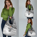 Fiji Rugby Custom Kaiviti Masi Grocery Bag Black - Aussie Hoodie