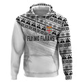 Fiji Rugby Custom Kaiviti Masi Hoodie Black - Aussie Hoodie