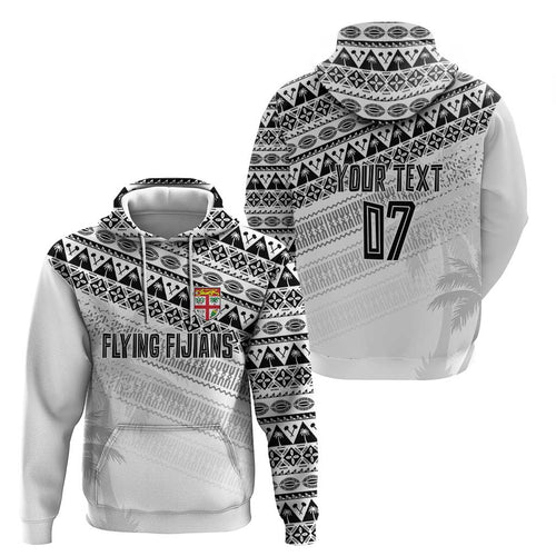 Fiji Rugby Custom Kaiviti Masi Hoodie Black - Aussie Hoodie