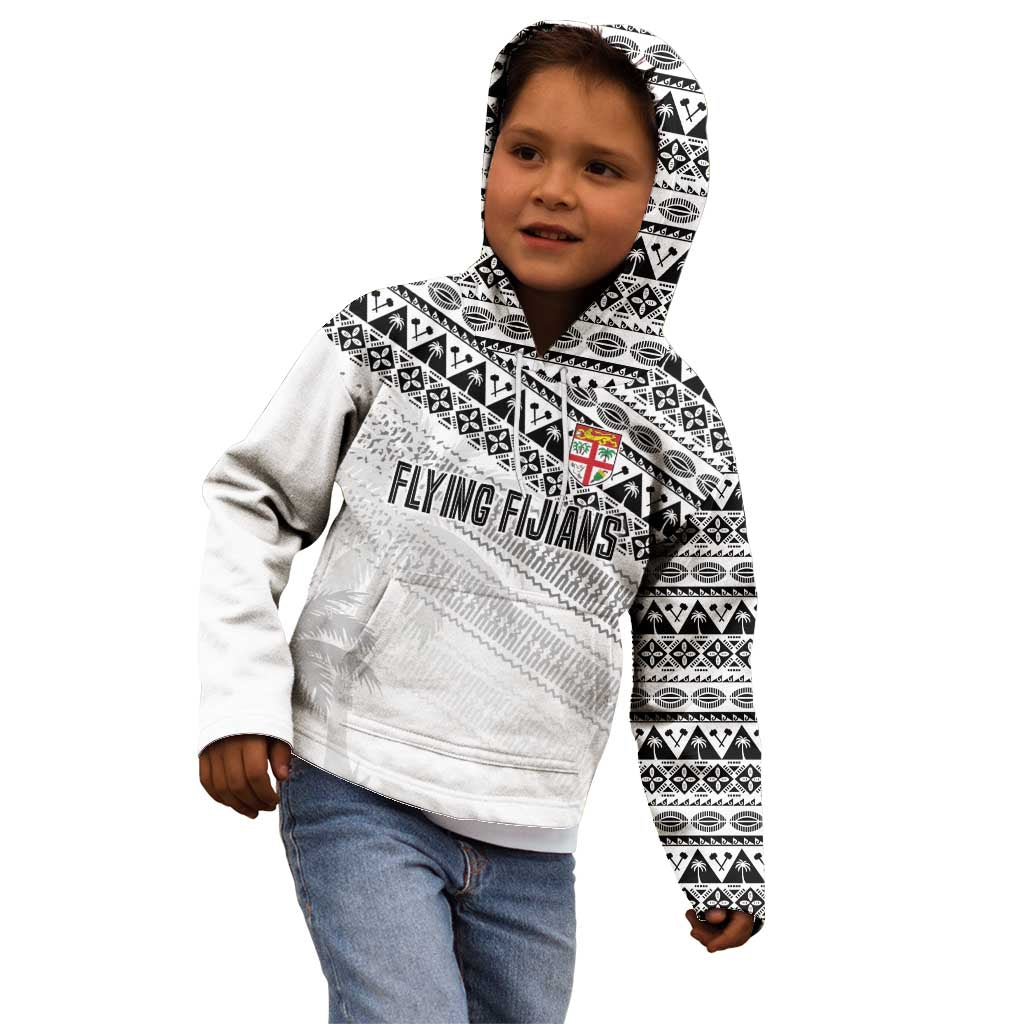 Fiji Rugby Custom Kaiviti Masi Kid Hoodie Black - Aussie Hoodie