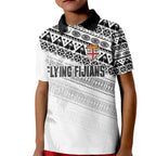 Fiji Rugby Custom Kaiviti Masi Kid Polo Shirt Black - Aussie Hoodie