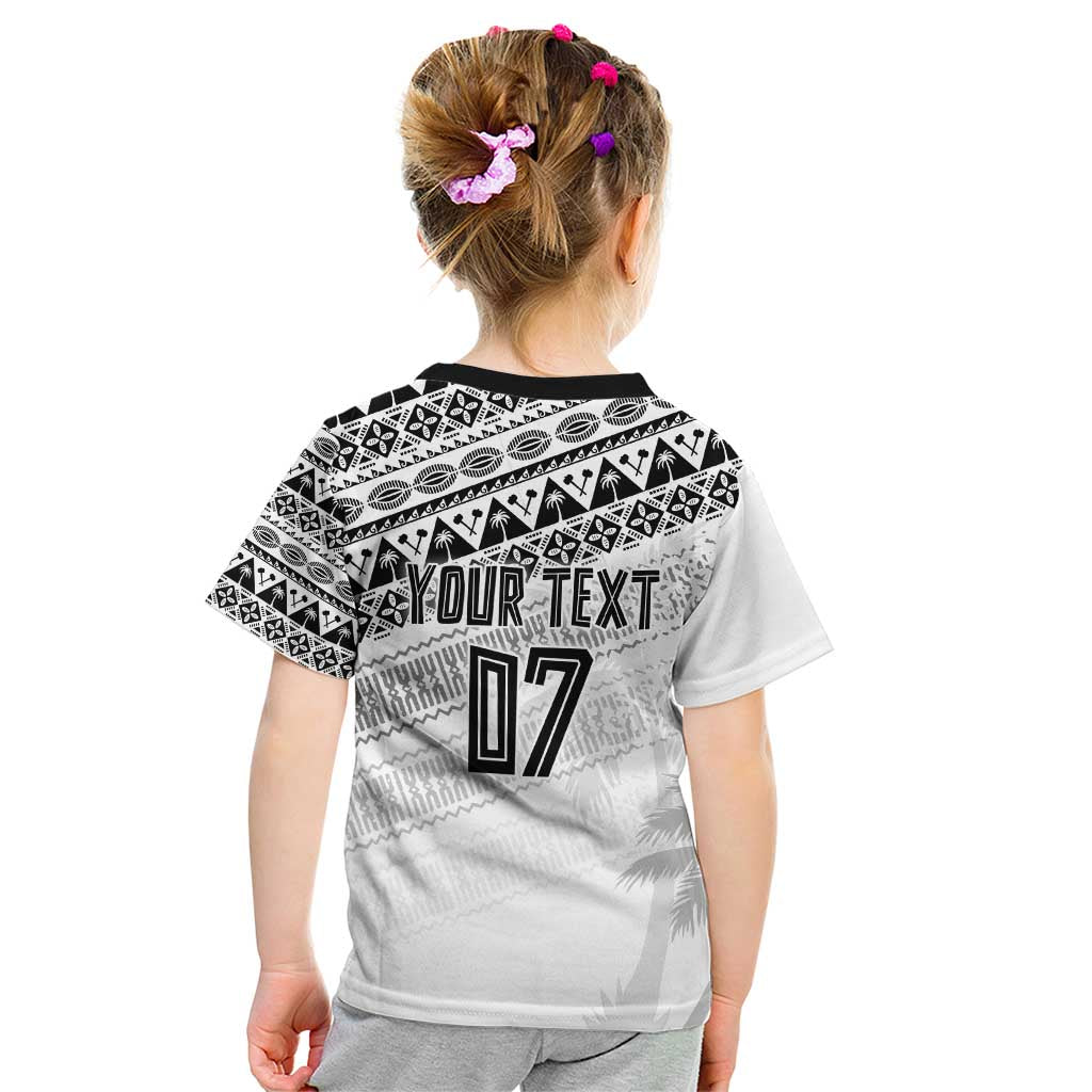 Fiji Rugby Custom Kaiviti Masi Kid T Shirt Black - Aussie Hoodie