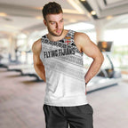 Fiji Rugby Custom Kaiviti Masi Men Tank Top Black - Aussie Hoodie
