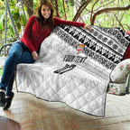 Fiji Rugby Custom Kaiviti Masi Quilt Black - Aussie Hoodie