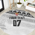 Fiji Rugby Custom Kaiviti Masi Round Carpet Black - Aussie Hoodie