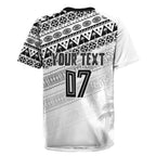 Fiji Rugby Custom Kaiviti Masi Rugby Jersey Black - Aussie Hoodie