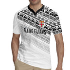 Fiji Rugby Custom Kaiviti Masi Rugby Jersey Black - Aussie Hoodie