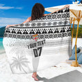 Fiji Rugby Custom Kaiviti Masi Sarong Black - Aussie Hoodie