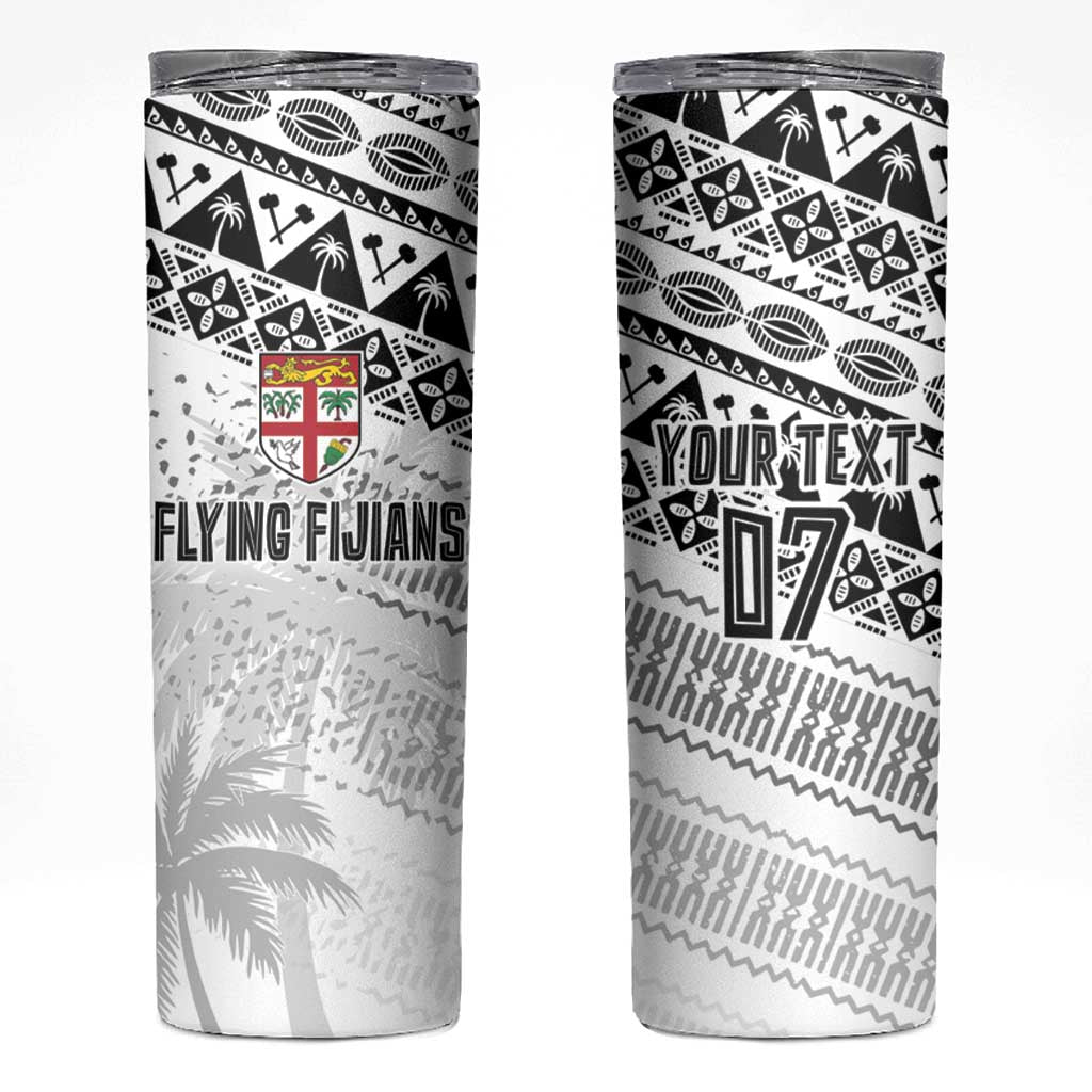Fiji Rugby Custom Kaiviti Masi Skinny Tumbler Black - Aussie Hoodie