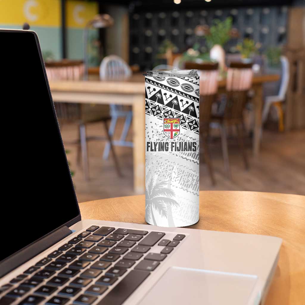 Fiji Rugby Custom Kaiviti Masi Skinny Tumbler Black - Aussie Hoodie