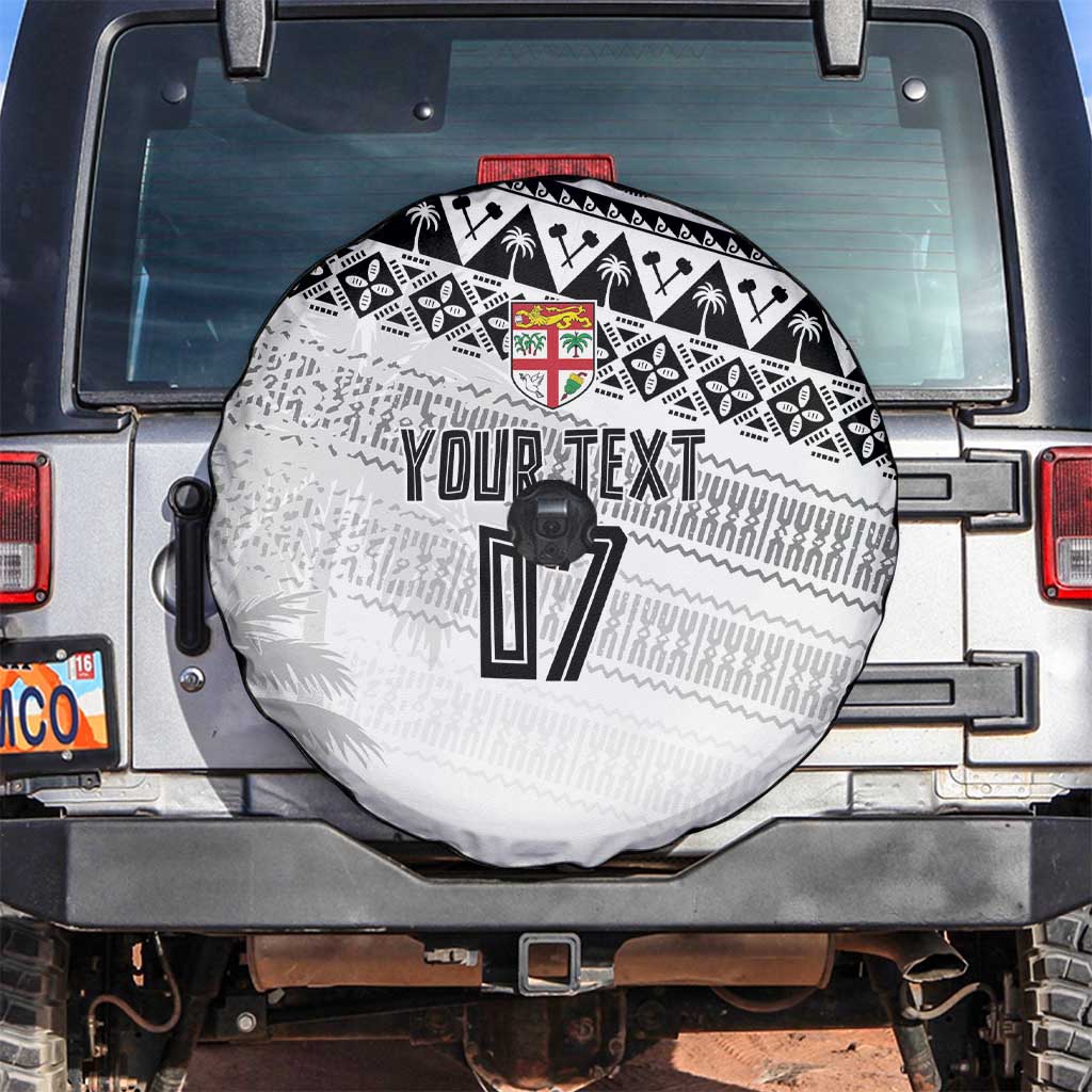 Fiji Rugby Custom Kaiviti Masi Spare Tire Cover Black - Aussie Hoodie