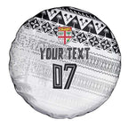 Fiji Rugby Custom Kaiviti Masi Spare Tire Cover Black - Aussie Hoodie