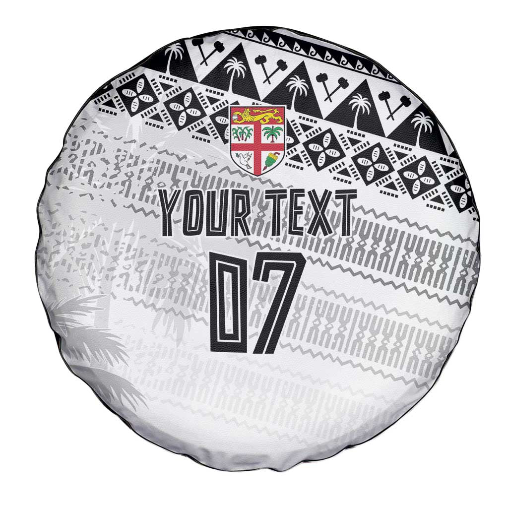 Fiji Rugby Custom Kaiviti Masi Spare Tire Cover Black - Aussie Hoodie
