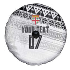Fiji Rugby Custom Kaiviti Masi Spare Tire Cover Black - Aussie Hoodie