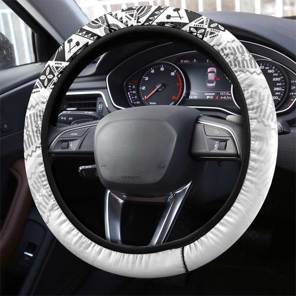 Fiji Rugby Kaiviti Masi Steering Wheel Cover Black - Aussie Hoodie