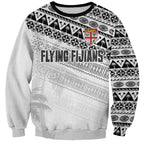 Fiji Rugby Custom Kaiviti Masi Sweatshirt Black - Aussie Hoodie
