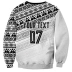 Fiji Rugby Custom Kaiviti Masi Sweatshirt Black - Aussie Hoodie