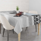 Fiji Rugby Custom Kaiviti Masi Tablecloth Black - Aussie Hoodie