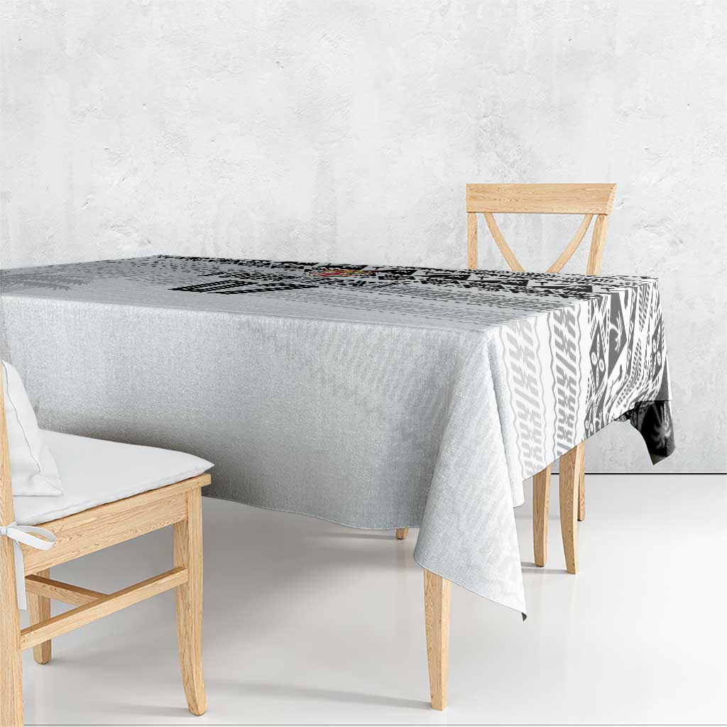 Fiji Rugby Custom Kaiviti Masi Tablecloth Black - Aussie Hoodie