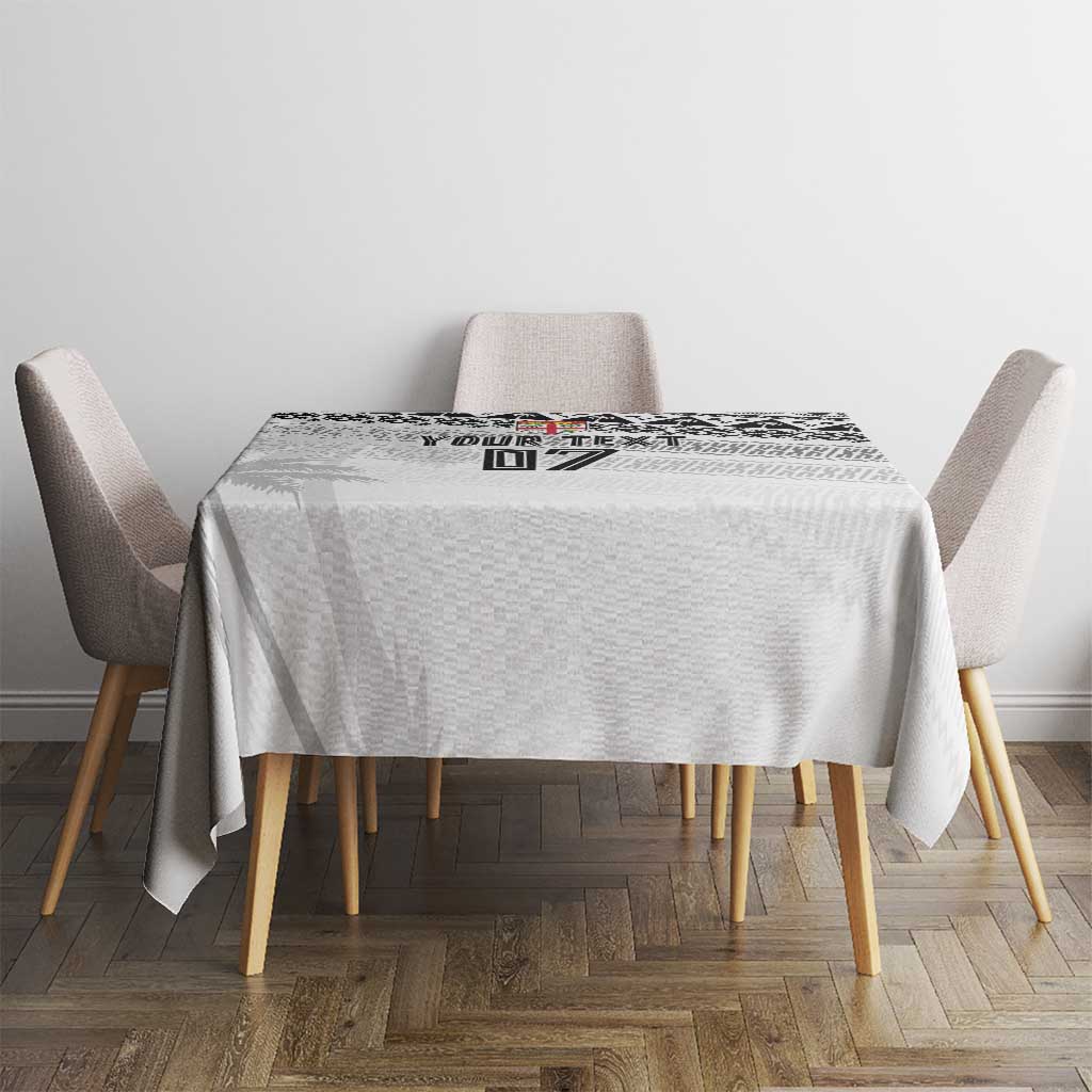 Fiji Rugby Custom Kaiviti Masi Tablecloth Black - Aussie Hoodie