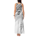 Fiji Rugby Custom Kaiviti Masi Tank Maxi Dress Black - Aussie Hoodie