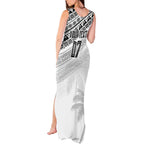 Fiji Rugby Custom Kaiviti Masi Tank Maxi Dress Black - Aussie Hoodie