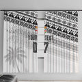 Fiji Rugby Custom Kaiviti Masi Window Curtain Black - Aussie Hoodie
