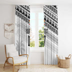 Fiji Rugby Custom Kaiviti Masi Window Curtain Black - Aussie Hoodie