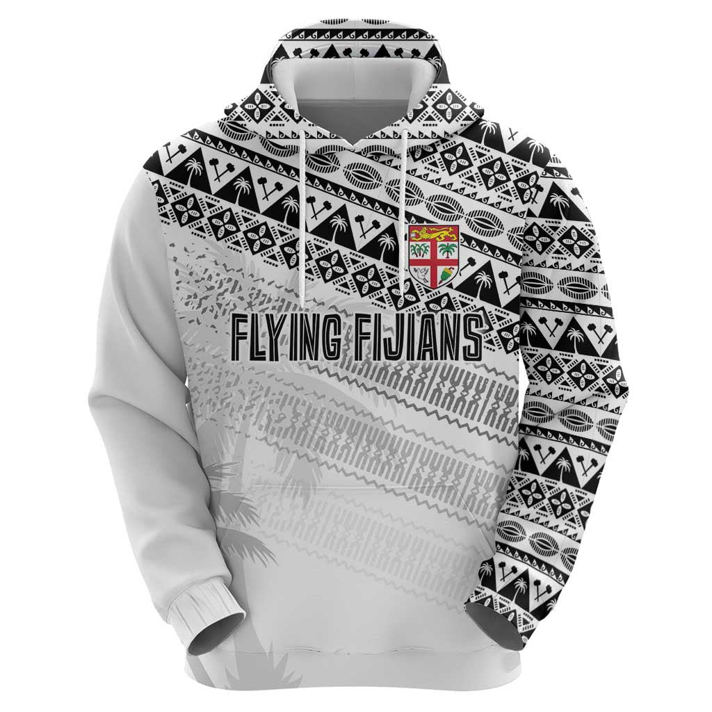 Fiji Rugby Custom Kaiviti Masi Zip Hoodie Black - Aussie Hoodie