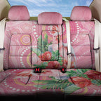 Breast Cancer Pink Cockatoo Back Car Seat Cover Indigenous Australia Watercolor Glaze - Aussie Hoodie