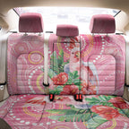 Breast Cancer Pink Cockatoo Back Car Seat Cover Indigenous Australia Watercolor Glaze - Aussie Hoodie