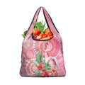 Breast Cancer Pink Cockatoo Grocery Bag Indigenous Australia Watercolor Glaze - Aussie Hoodie