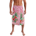 Breast Cancer Pink Cockatoo Lavalava Indigenous Australia Watercolor Glaze - Aussie Hoodie