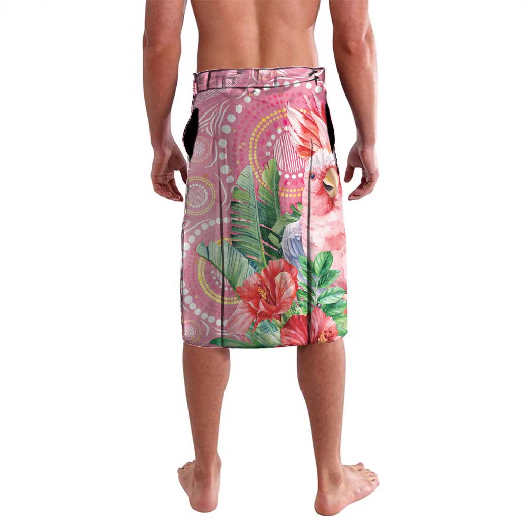 Breast Cancer Pink Cockatoo Lavalava Indigenous Australia Watercolor Glaze - Aussie Hoodie
