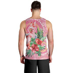 Breast Cancer Pink Cockatoo Men Tank Top Indigenous Australia Watercolor Glaze - Aussie Hoodie