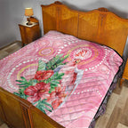 Breast Cancer Pink Cockatoo Quilt Indigenous Australia Watercolor Glaze - Aussie Hoodie