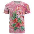 Breast Cancer Pink Cockatoo T Shirt Indigenous Australia Watercolor Glaze - Aussie Hoodie