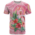 Breast Cancer Pink Cockatoo T Shirt Indigenous Australia Watercolor Glaze - Aussie Hoodie