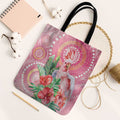 Breast Cancer Pink Cockatoo Tote Bag Indigenous Australia Watercolor Glaze - Aussie Hoodie