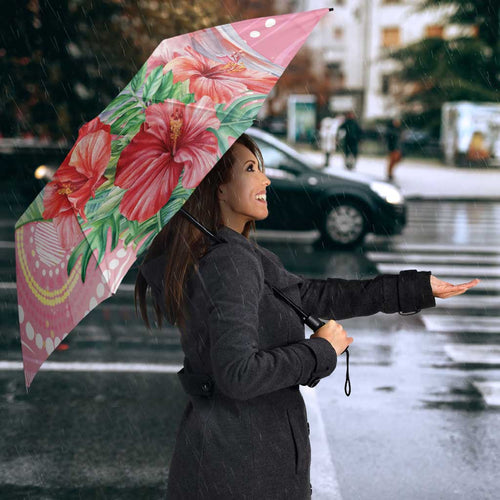 Breast Cancer Pink Cockatoo Umbrella Indigenous Australia Watercolor Glaze - Aussie Hoodie